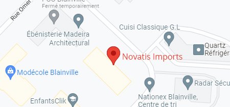 Novatis imports | Google Map