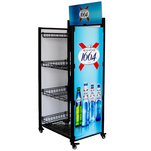 Wheeled Rolling Shelf Rack