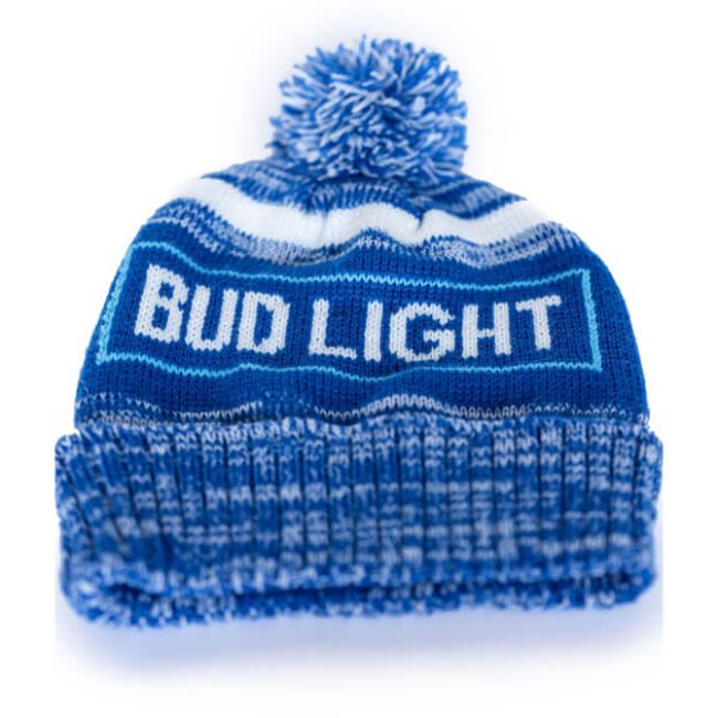 Tuque ultra moelleuse à pom pom Bud Light