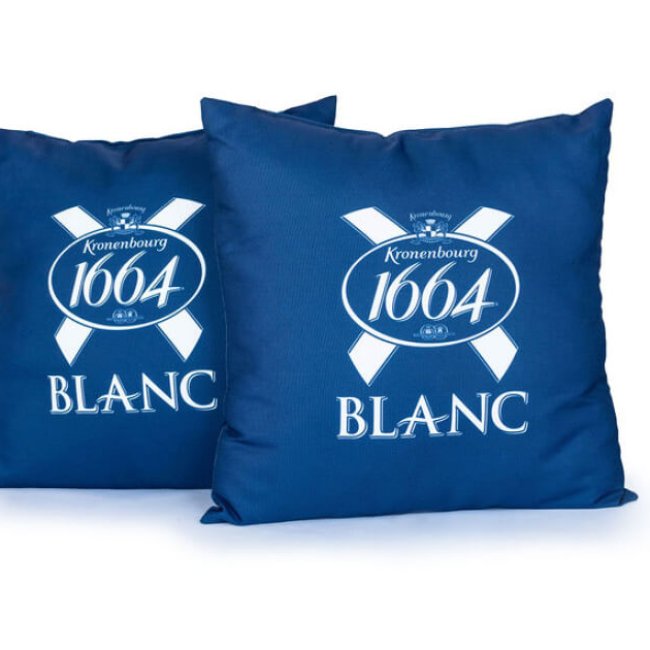 Coussin extérieur pour les bars Kronenbourg 1664 Blanc